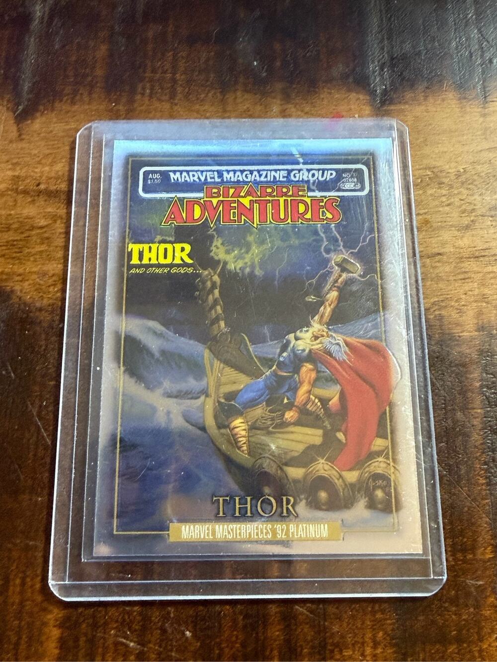 2024 Marvel Masterpieces 92 Platinum Thor Fantastic Covers #FC-2